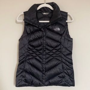 Black North Face vest